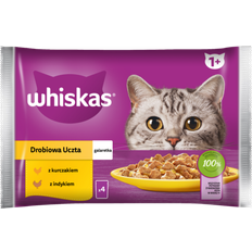 Whiskas Husdjur Whiskas Poultry Feast Kalkon Och Kyckling Gelé 4x85g