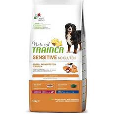 Cane - Cibo Secco - Cibo per cani Animali domestici Trainer Natural Sensitive No Gluten Medium & Maxi Adult con Salmone 3 kg