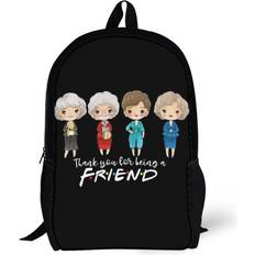 Gold Backpacks BearLad Backpacks Thanks You for Being A Friend-golden Girls 17inch School Bag
