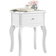 Sorrento White Side With Drawer