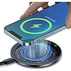 Iniu Wireless Charger, Qi-Zertifiziert 10W Ladepad, USB C Schnellladung Charging Pad Durchsichtiges Design Kompatibel mit Samsung Galaxy S20 S10 S9 S8 Note10 9 Xiaomi AirPods, etc