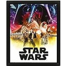 Star Wars episode iv framed 3d