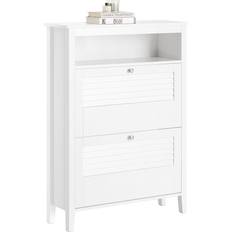 SoBuy Hallway Cabinet Cupboard Organizer FSR152-W Shoe Rack