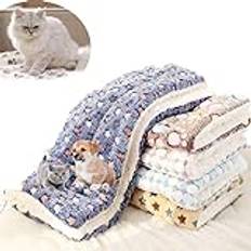 SenhE Cozy Calming Cat Blanket, Dog/Cat Self Heating Pet Pad,No Heated