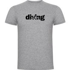 T-shirts Kruskis Word Diving Short Sleeve T-shirt Grau Mann