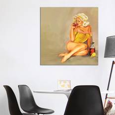 Rosdorf Park Whiskey Honey Pinup Painting Framed Art