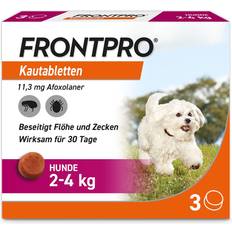 Frontpro hund Boehringer Ingelheim Frontpro Chewable Tablets 11.3mg 3pcs