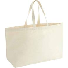Canvas Oversized Tote Bag - Natural