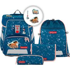 Taschen Step by Step Schulranzen-Set, 5-teilig, blau