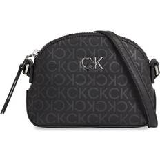 Kortlomme Håndvesker Calvin Klein Small Crossbody Bag With Logo - Black Epi Mono