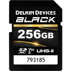 Delkin BLACK 256GB 300MB/s SD UHS-II V90 Memory Card