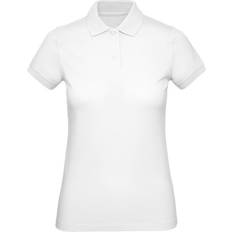 Damen - One Size Poloshirts B&C, Damen, Shirt, UTBC3943_P, Weiss