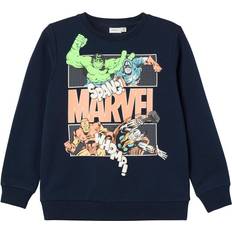 Marvel Sweatshirts Name It Kid's Finnegan Marvel Entertainment Sweatshirt - Dark Sapphire (13227709)