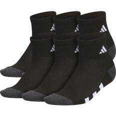 Underwear Adidas Kid's Athletic Cushioned Quarter Socks 6-pack - Black/Onix Grey/White