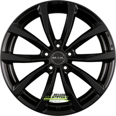 16" - 5/112 Bilfelger Mak Wolf Shiny Black 6.5x16 5x112 ET42 Felg