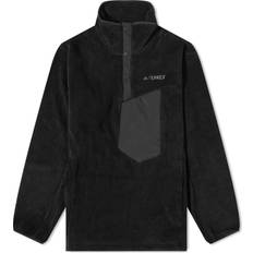 adidas Xploric Sherpa Snap Fleece Black Størrelse XL