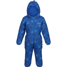 L Rain Overalls Children's Clothing Regatta Kid's Penrose Puddle Suit - Blue