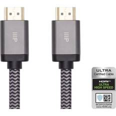 Monoprice 8K Certified Braided Ultra High Speed HDMI Cable 25 Feet 24AWG