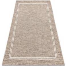 Carpets & Rugs RUGSX Carpet sisal boho Frame Beige cm