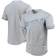 Majestic Men's Gray Kansas City Royals Team Official Jersey