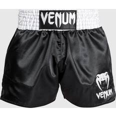 Venum Tenues d'Arts Martiaux Venum Classic Short de Muay Thai, Homme, M, Noir/Blanc/Blanc