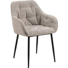 Metalli Keittiön Tuolit AC Design Furniture Bentley Beige Matte Black