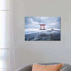 House of Hampton Torii Gate The Shosanbetsu Konpira Shrine Framed Art