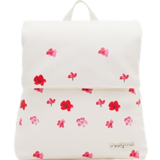 Weiß Rucksäcke Desigual Small Padded Backpack - White