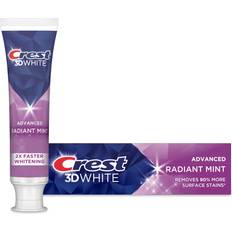 Crest 3D White Advanced Teeth Whitening Toothpaste, Radiant Mint