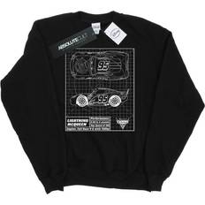 Disney Lightning McQueen Blueprint Sweatshirt - Svart