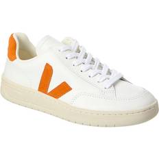 Veja V-12 Leather Extra - White/Pumpkin