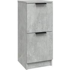 Gris Aparadores vidaXL 811177 Concrete Grey Aparador 30x70cm