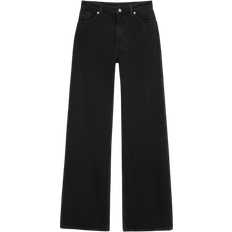 Monki Yoko High Waist Wide Jeans Tall - Black