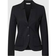 Elastan/Lycra/Spandex Jacketts Tom Tailor Blazer mit Knopfleiste in Black, Größe