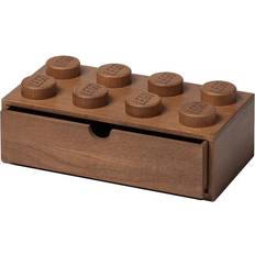 Bruin Opbergdozen LEGO Wooden Desk Drawer 8