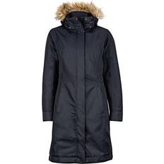 Marmot Damen Chelsea Regenmantel Daunenisoliert, wasserdicht, Jet Black, Größe