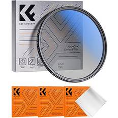 K&F Concept 55MM Polarising Filter Circular Polarizing CPL Ultra Slim Japan Optics Multi Coated