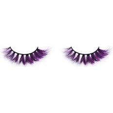 Purple False Eyelashes Tlily Magnetic Eyelashes Handmade Reusable 3D False Eyelashes for Makeup Faux Cils Magnetique Naturel Purple CL12