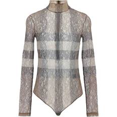 Burberry Women Underwear Burberry Ta N Lace Bobysuit - Brown