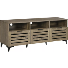 Cabinets Homcom with Drawers Gray Storage Cabinet 55.2x21.8"