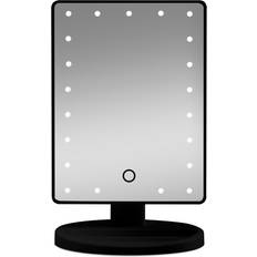 Makeup Mirror With LED Light - Black