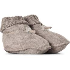 Wolle Booties Joha Soft Wool Booties Basic - Sesame