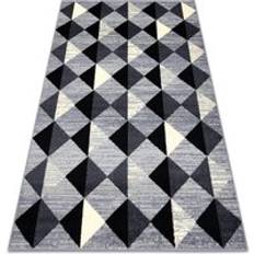 Carpets & Rugs RUGSX Carpet bcf base 3987 Trigone, triangles, squares Grey