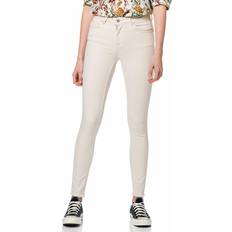 Beige - Dame Jeans Only Jeans onlBlush Mid Sk Ank Raw Dot019 Beige W28/L34