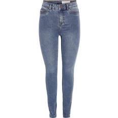 Noisy May Callie Skinny Medium Blue Denim Jeans - Bleu