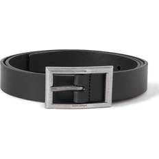 Saint Laurent 3cm Leather Belt Men Black