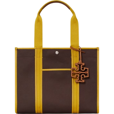 Tory Burch Twill Tote Bag - Dark Mahogany