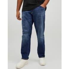 44 - Herren Jeans Jack & Jones Plus Jjiglenn Jjfox Ge 348 Pls Slim Fit Jeans Blau 44/34