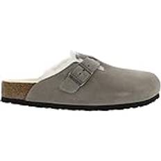 Laced - Unisex Outdoor Slippers Birkenstock Boston Suede Shearling Mule Clogs