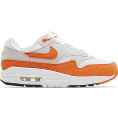 Nike Air Max - Women Shoes Nike Air Max 1 W - Neutral Grey/White/Black/Safety Orange